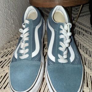 Vans Blue and White Sneakers